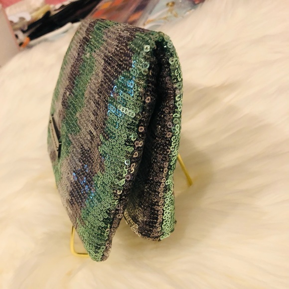 NWT BCBG Holiday Sequins Clutch - Picture 8 of 16